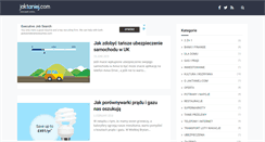 Desktop Screenshot of jaktaniej.com